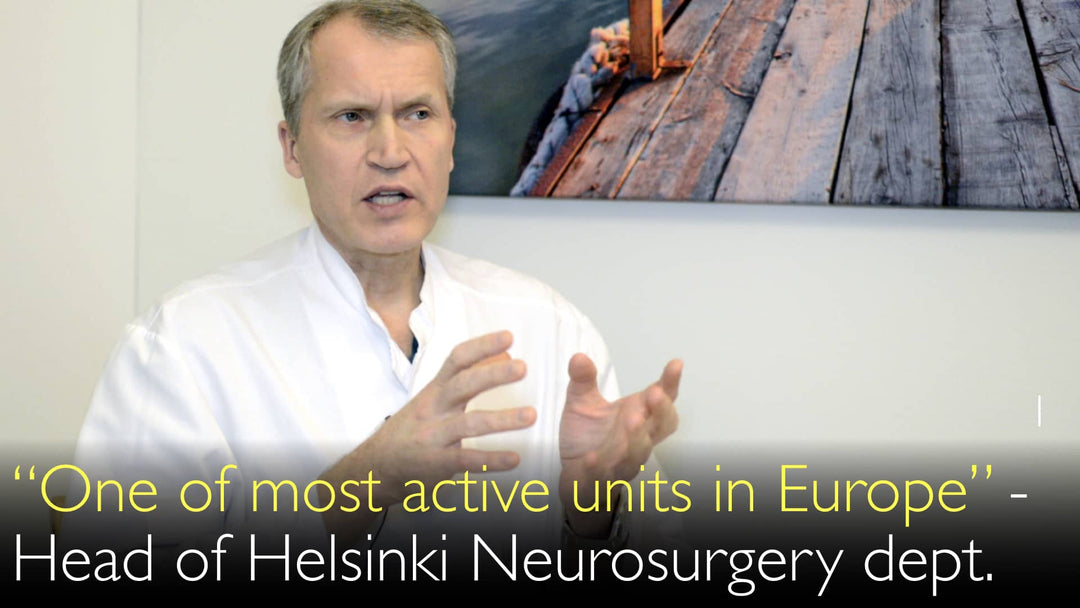 “Siamo una delle cliniche di neurochirurgia cerebrale e spinale più attive in Europa”.