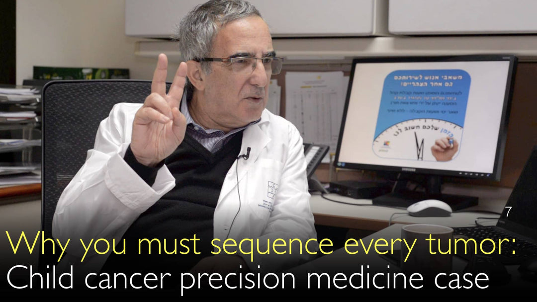 Perché è necessario eseguire il sequenziamento genomico di ogni tumore? Esempio di medicina di precisione in oncologia pediatrica. Caso clinico. 7