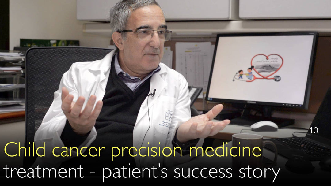 Cancro infantile. Successo terapeutico. Terapia di medicina di precisione. Caso clinico. 10