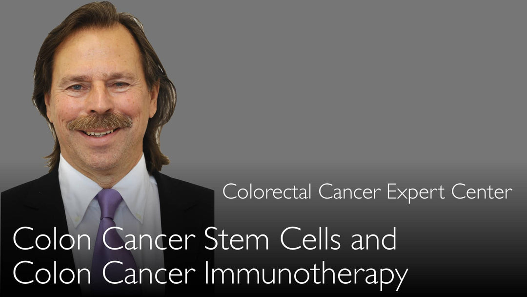 Cellule staminali del cancro colorettale. Immunoterapia del cancro del colon. 3-1
