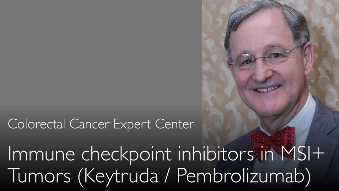 Immunoterapia del cancro colorettale. Keytruda. Pembrolizumab. 8