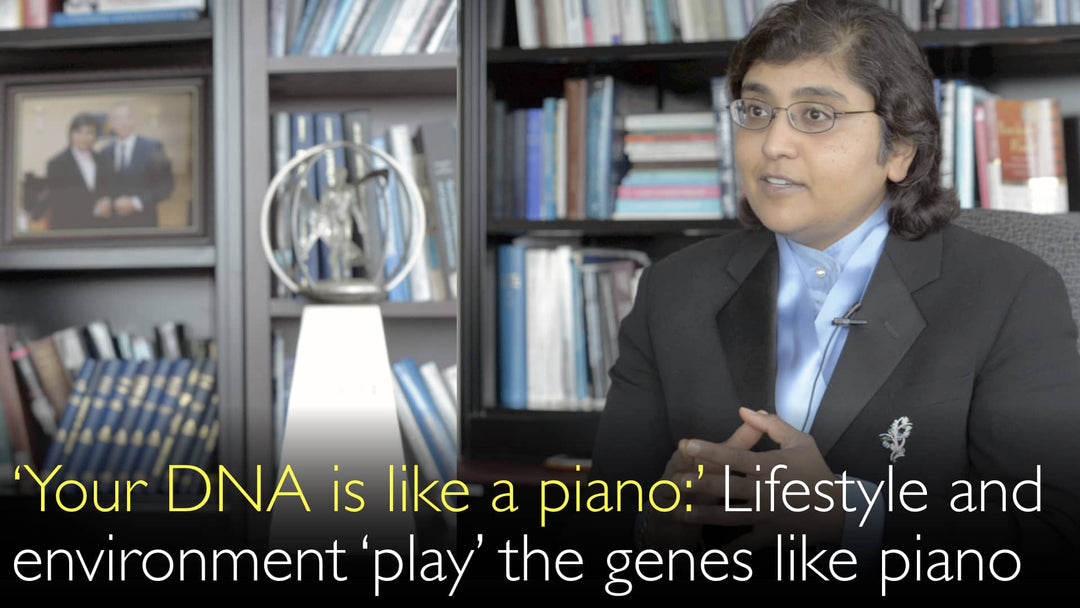 Il tuo DNA è come un pianoforte. Lo stile di vita e l'ambiente "suonano" i geni come un pianoforte. 5