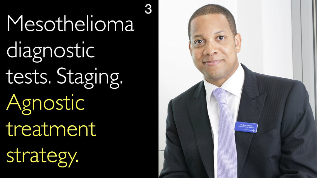 Test diagnostici per il mesotelioma. Stadiazione. Strategia terapeutica agnostica. 3