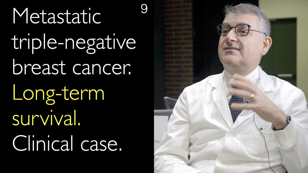 Carcinoma mammario triplo negativo metastatico. Sopravvivenza a lungo termine. Caso clinico. 9