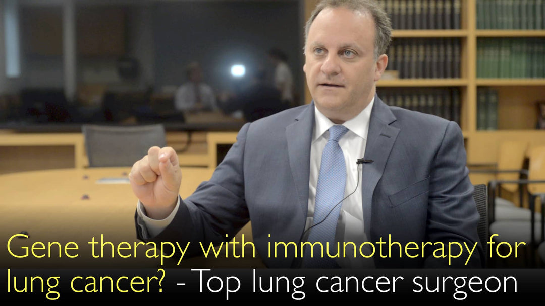 Trattamento del carcinoma polmonare. Terapia genica e immunoterapia. Combinazione. 6