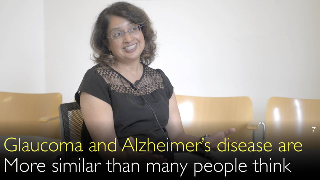 Il glaucoma e la malattia di Alzheimer presentano somiglianze. Entrambe sono malattie neurodegenerative. 6