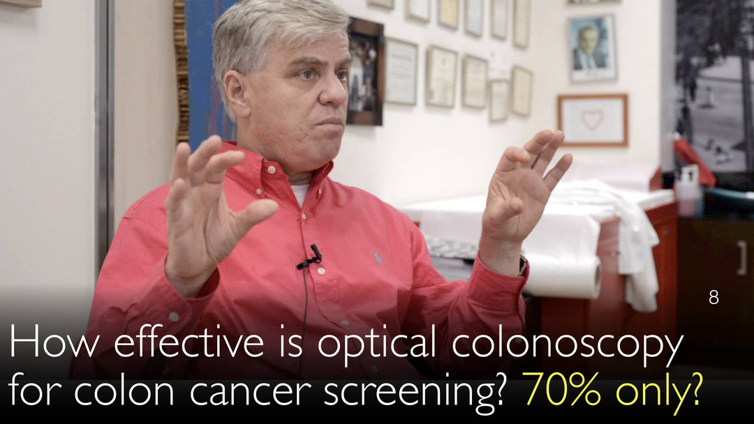 Quanto è efficace la colonscopia ottica per lo screening del cancro del colon? Solo efficace al 70%?