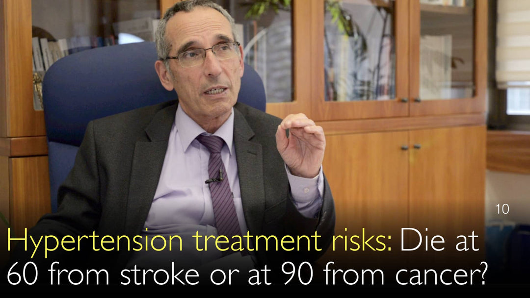Rischi del trattamento dell'ipertensione. Morire a 60 anni per ictus o a 90 per cancro? 10