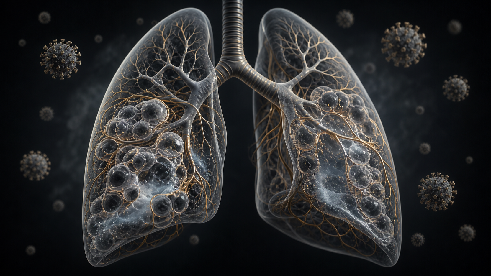 Original medical illustration for: A Camping Trip Leads to Life-Threatening Respiratory Failure: Understanding Hantavirus Infection