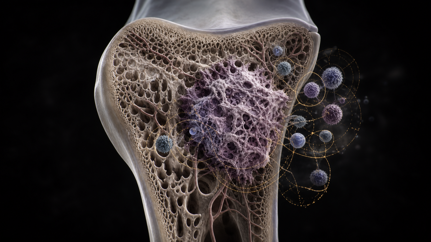 Original medical illustration for: New Horizons in Osteosarcoma Treatment: What Patients Need to Know