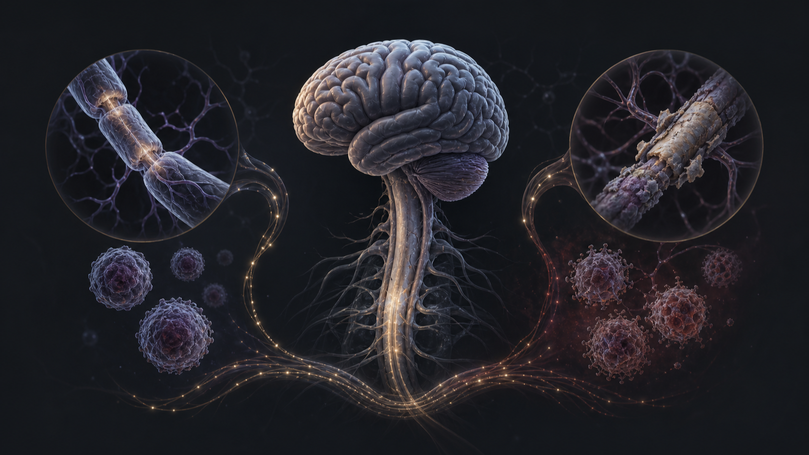 Original medical illustration for: Understanding Natalizumab for Secondary Progressive Multiple Sclerosis: What Two Major Trials Reveal