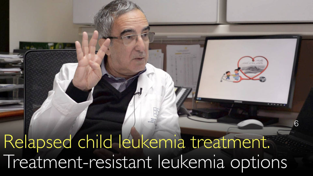 Leucemia infantile recidivata. Opzioni terapeutiche per leucemia resistente al trattamento. Immunoterapia. 6