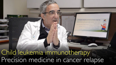 Immunoterapia della leucemia infantile. Medicina di precisione nella recidiva del tumore pediatrico. Prognosi. 9
