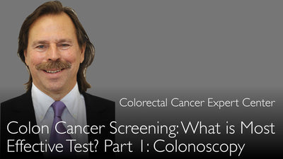 Screening del cancro del colon. Quale esame è più efficace? Parte 1 di 2. Colonscopia. 1-1