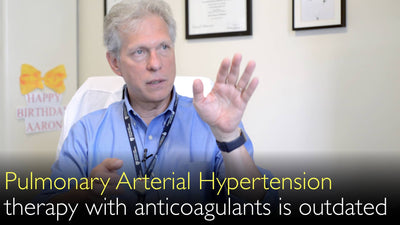 La terapia dell'ipertensione arteriosa polmonare con anticoagulanti è obsoleta. 4