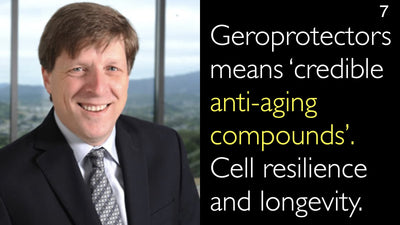 Geroprotettori significa 'composti anti-invecchiamento credibili'. Resilienza cellulare e longevità. 7