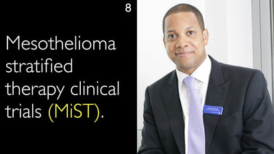 Studi clinici sulla terapia stratificata per il mesotelioma (MiST). 8