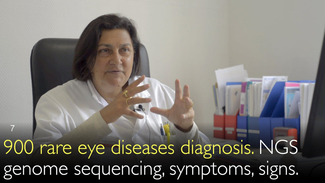 900 diagnosi di malattie oculari rare. Sequenziamento genomico di nuova generazione (NGS), sintomi, segni. 7