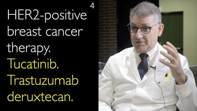 Terapia del carcinoma mammario HER2-positivo. Tucatinib. Trastuzumab deruxtecan. 4