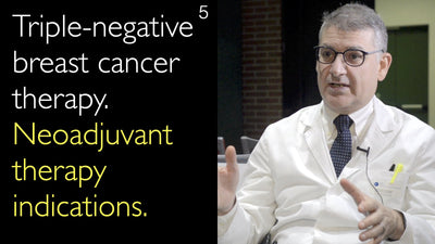 Terapia del carcinoma mammario triplo negativo. Indicazioni alla terapia neoadiuvante. 5