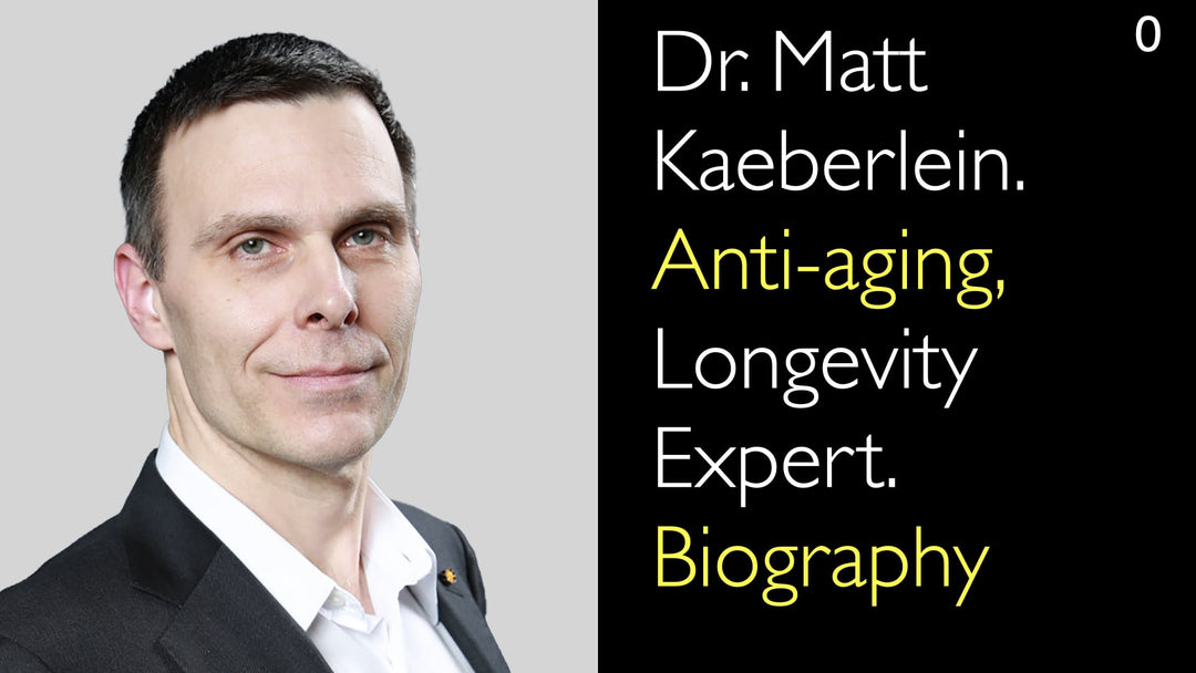 Dott. Matt Kaeberlein. Esperto in Anti-invecchiamento e Longevità. Biografia. 0