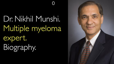 Dr. Nikhil Munju. Esperto di mieloma multiplo. Biografia. 0