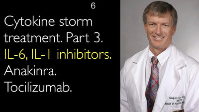 Trattamento della tempesta citochinica. Parte 3. Inibitori di IL-6 e IL-1. Anakinra. Tocilizumab. 6