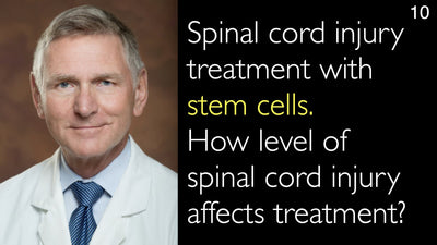 Trattamento della lesione del midollo spinale con cellule staminali. In che modo il livello della lesione del midollo spinale influisce sul trattamento? 10