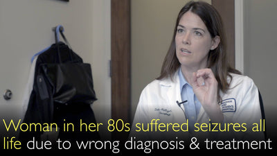 Donna anziana con crisi epilettiche per tutta la vita. Diagnosi e trattamento errati. Caso clinico. 3