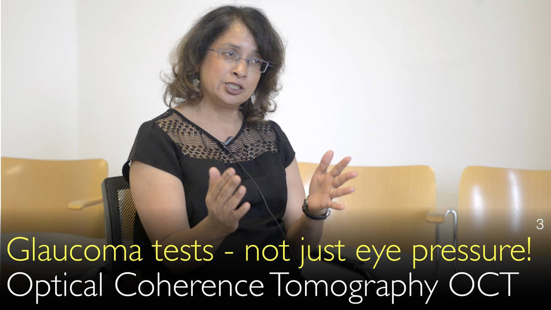 Test diagnostici per il glaucoma. Esame del campo visivo. Tomografia a coerenza ottica, OCT. 2