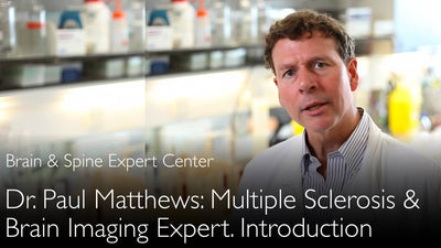 Dr. Paul M. Matthews. Esperto di sclerosi multipla e risonanza magnetica cerebrale. Biografia. 0