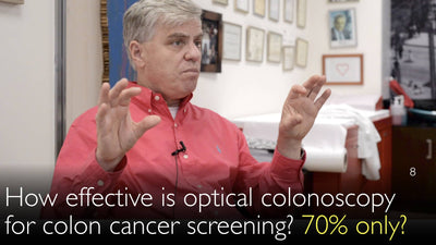Quanto è efficace la colonscopia ottica per lo screening del cancro del colon? Solo efficace al 70%?